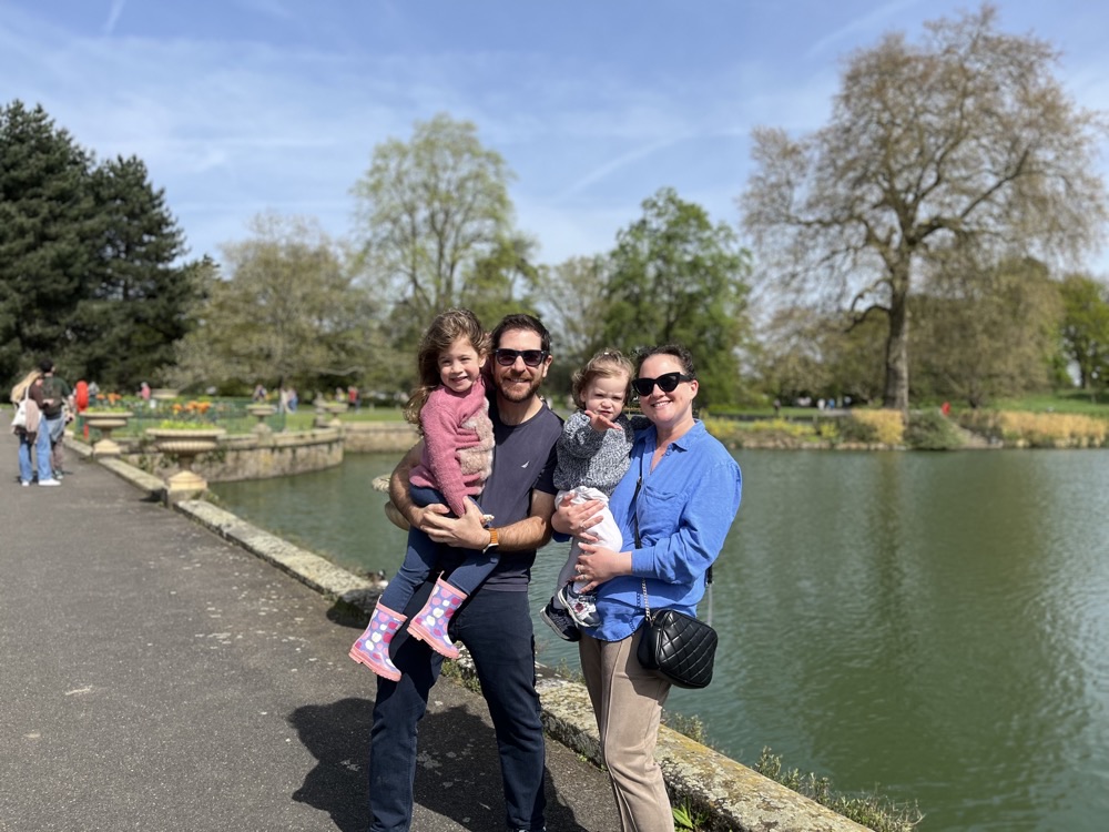 Dror Brook with his family